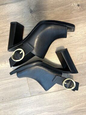 NWOT Franco Sarto Walter slingback, black, size 8.5